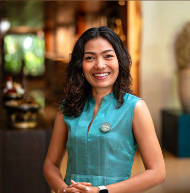 Photo of Nappawan Kaewmuang, customer service manager in Amla Aqua - Organic spa & hydrotherapy in Chenrgtalay, Phuket